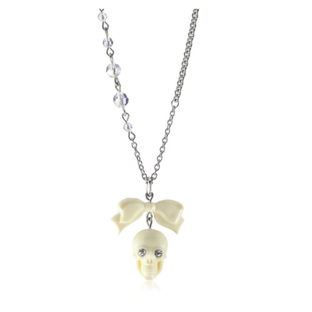 Tarina Tarantino Ivory Skull Necklace